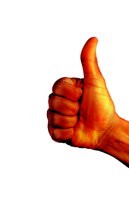 Photo of a thumbs up